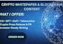write a crypto whitepaper, blockchain content, tokenomics and nft docs